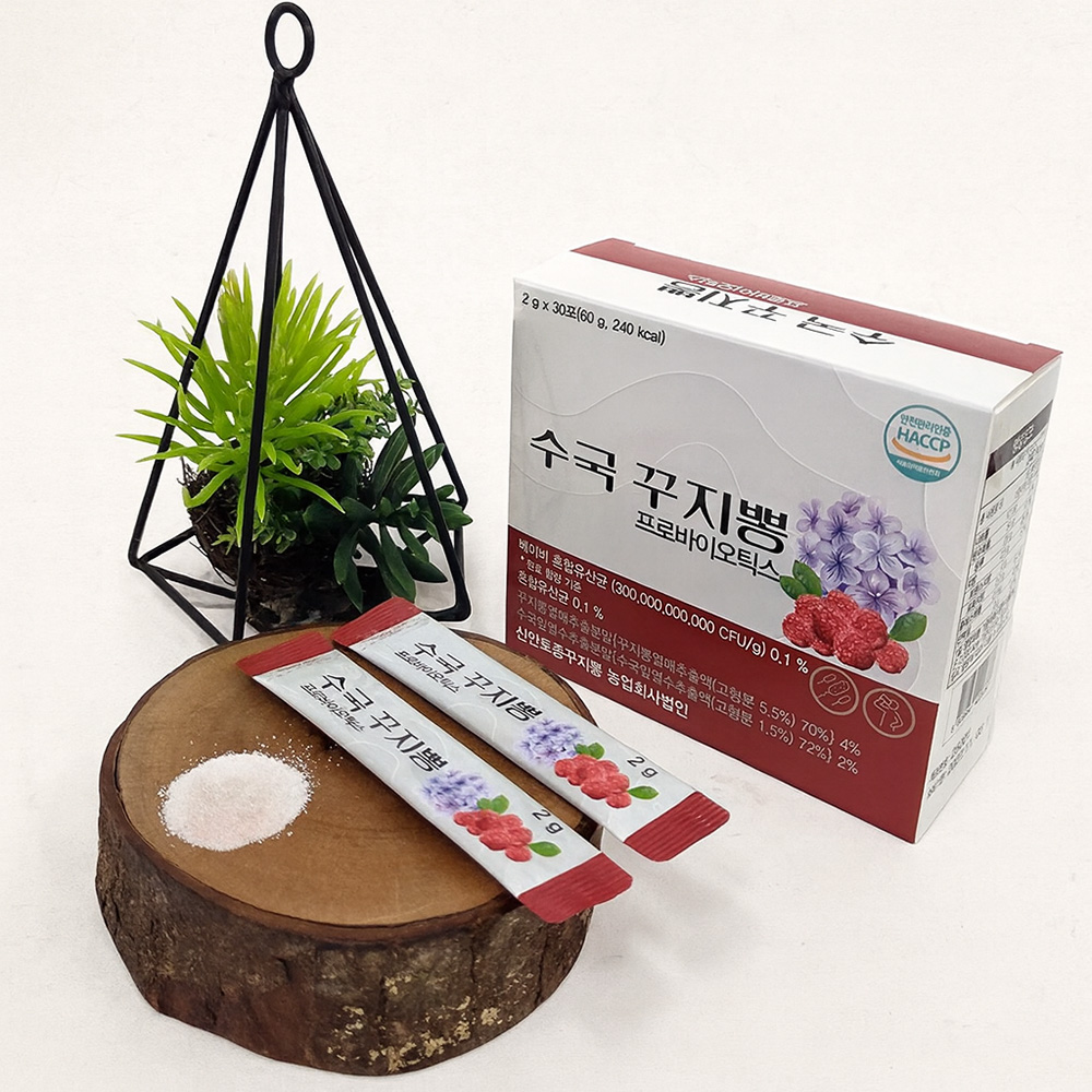 수국자목유산균 프로바이오틱스 2gx30포(60포,240Kcal)