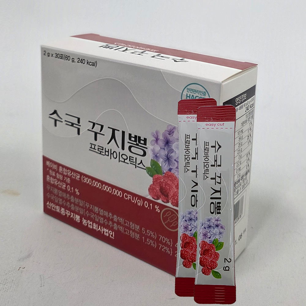 수국자목유산균 프로바이오틱스 2gx30포(60포,240Kcal)