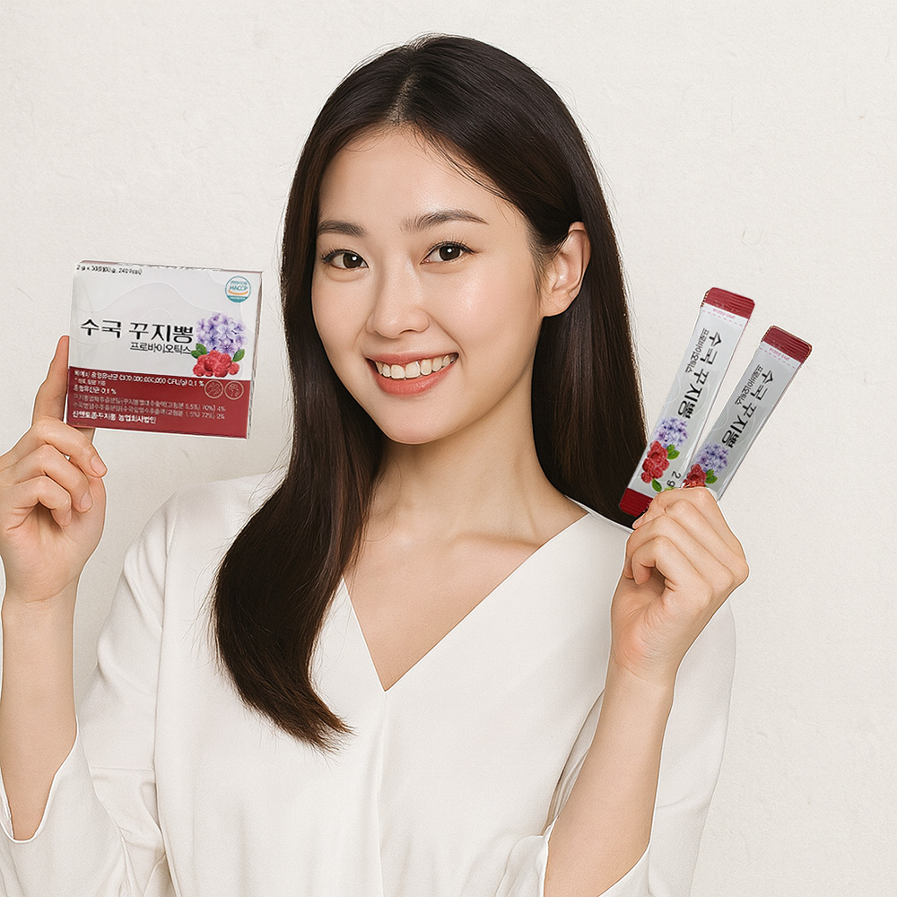 수국자목유산균 프로바이오틱스 2gx30포(60포,240Kcal)  1+1 (2통)