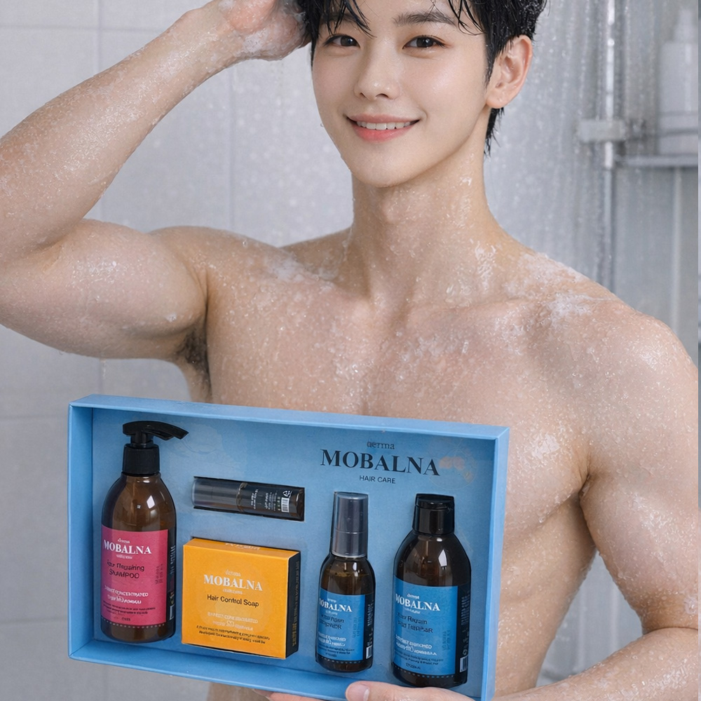 헤어 케어 더마 모발나 5종세트 샴푸+비누+토너(3종) 무료배송
